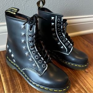 Doc Martens 1460 Stud Black Boots Size 6